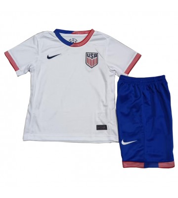 Forenede Stater Hjemmebanesæt Børn Copa America 2024 Kort ærmer (+ korte bukser)